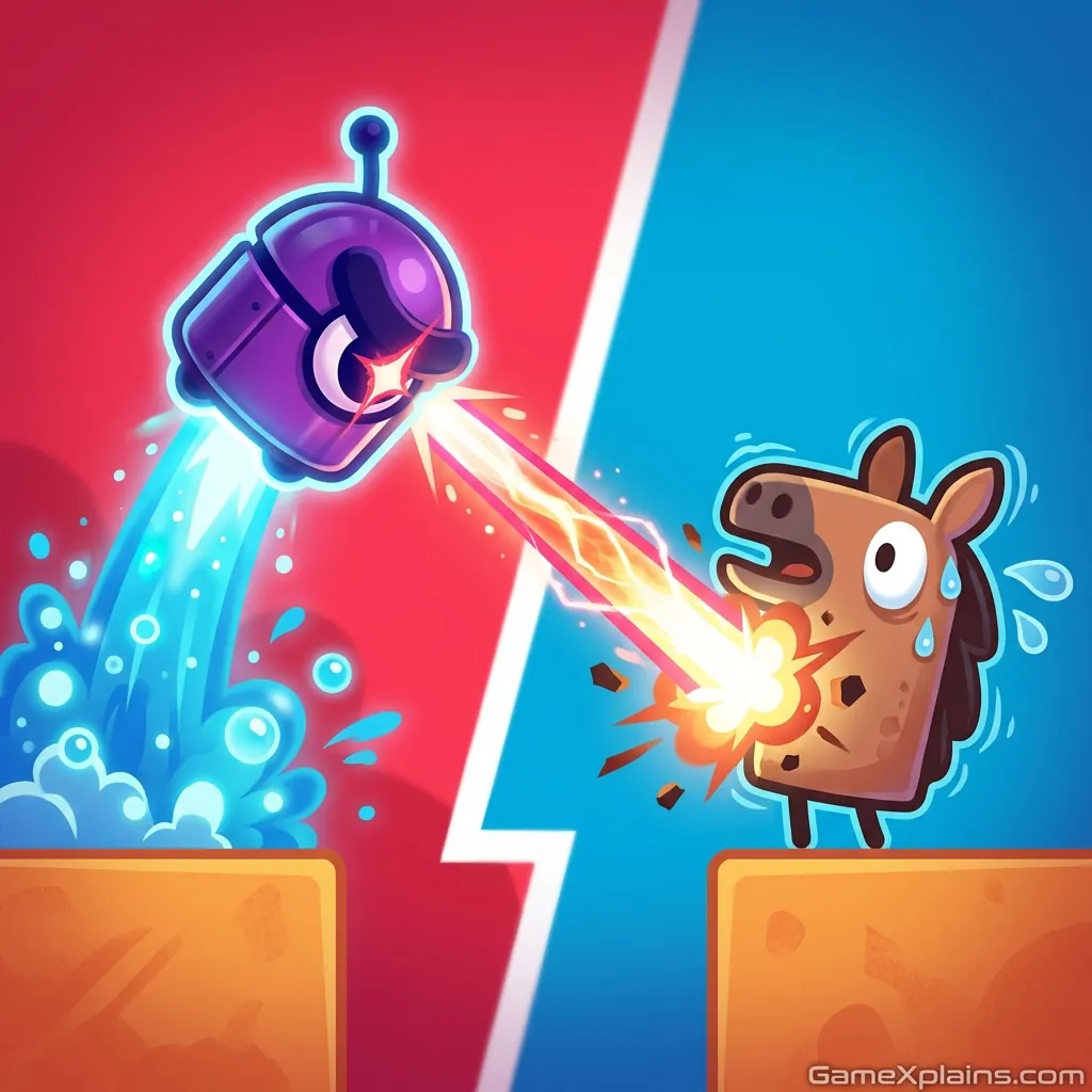 Play Boom Slingers ReBoom - Free online game with 91 plays