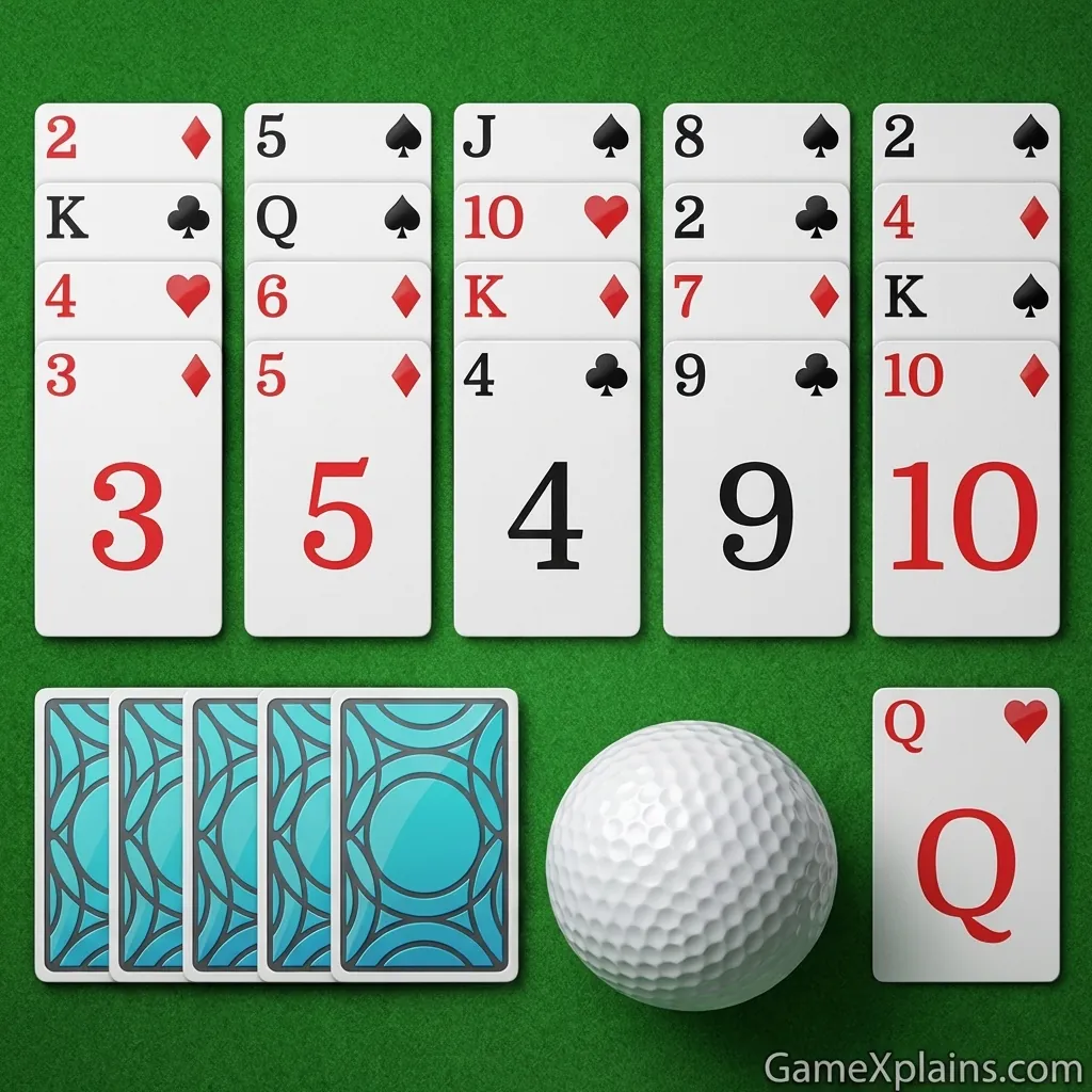Golf Solitaire - Free online game