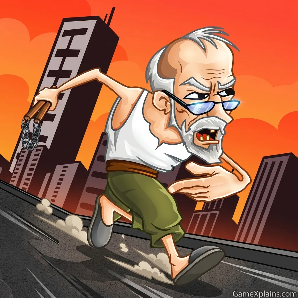 Play Grandpa Run 3D - Free online game with 103 plays