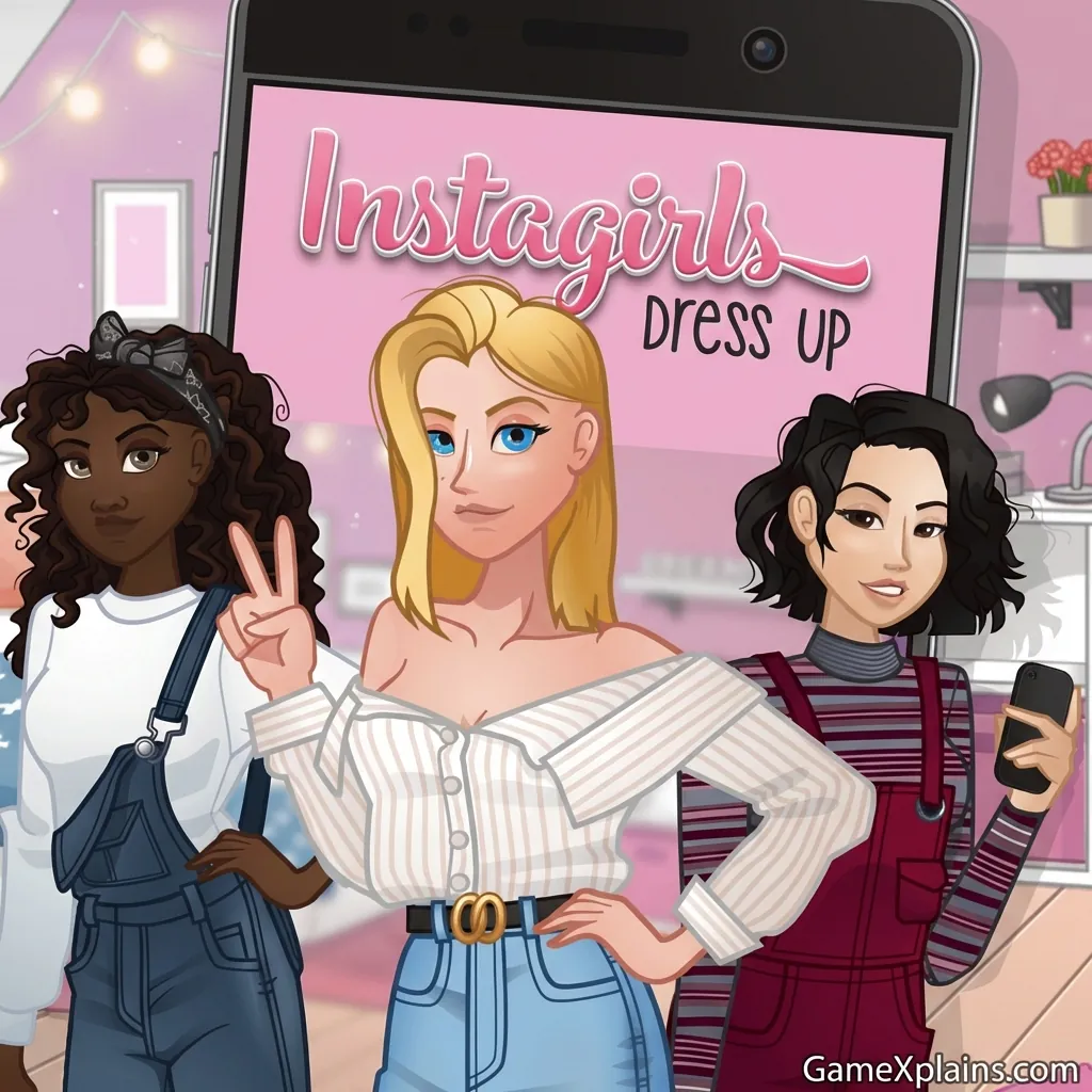 Play Instagirls Dress Up - Free online game with 94 plays