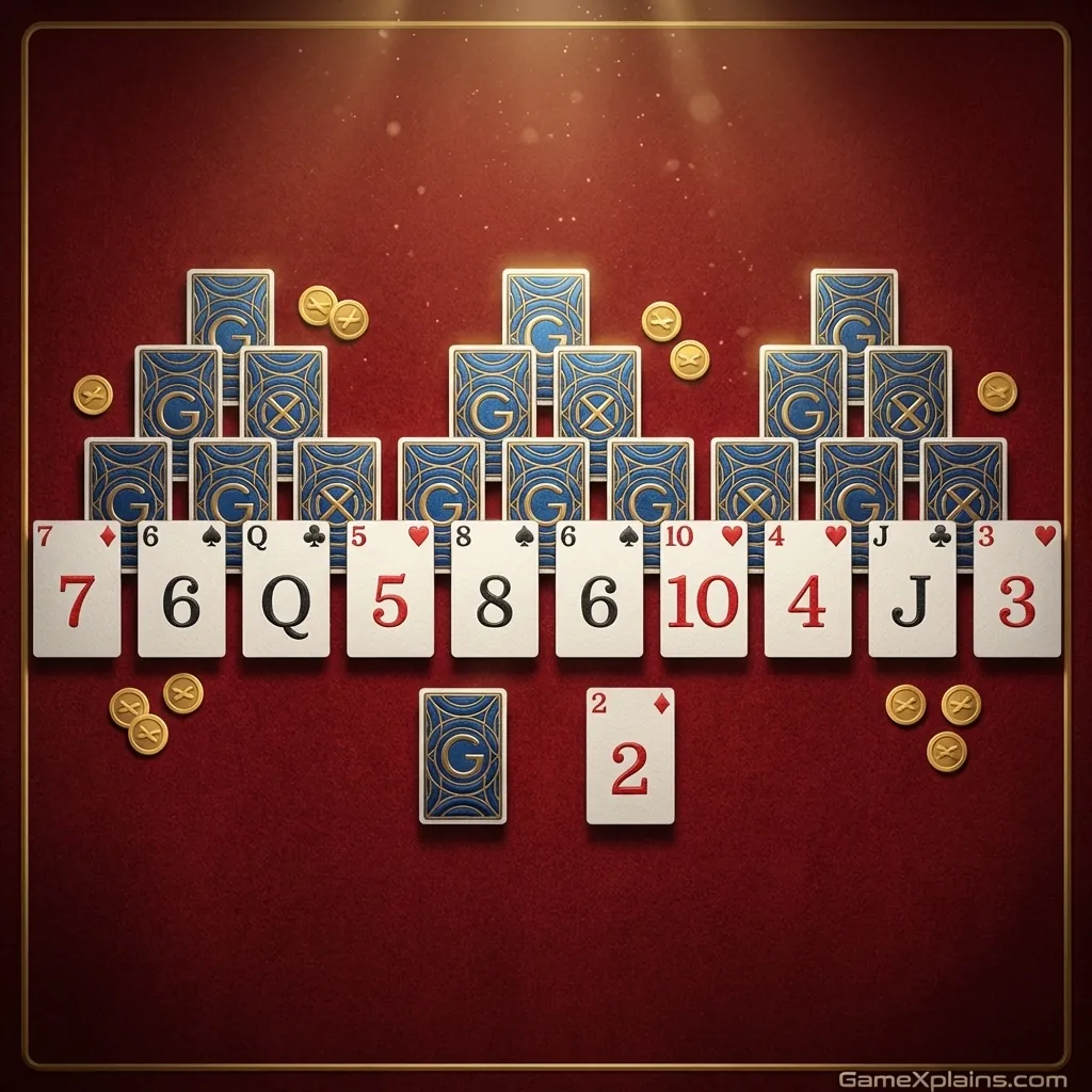 Play Tripeaks Solitaire - Free online game with 203 plays